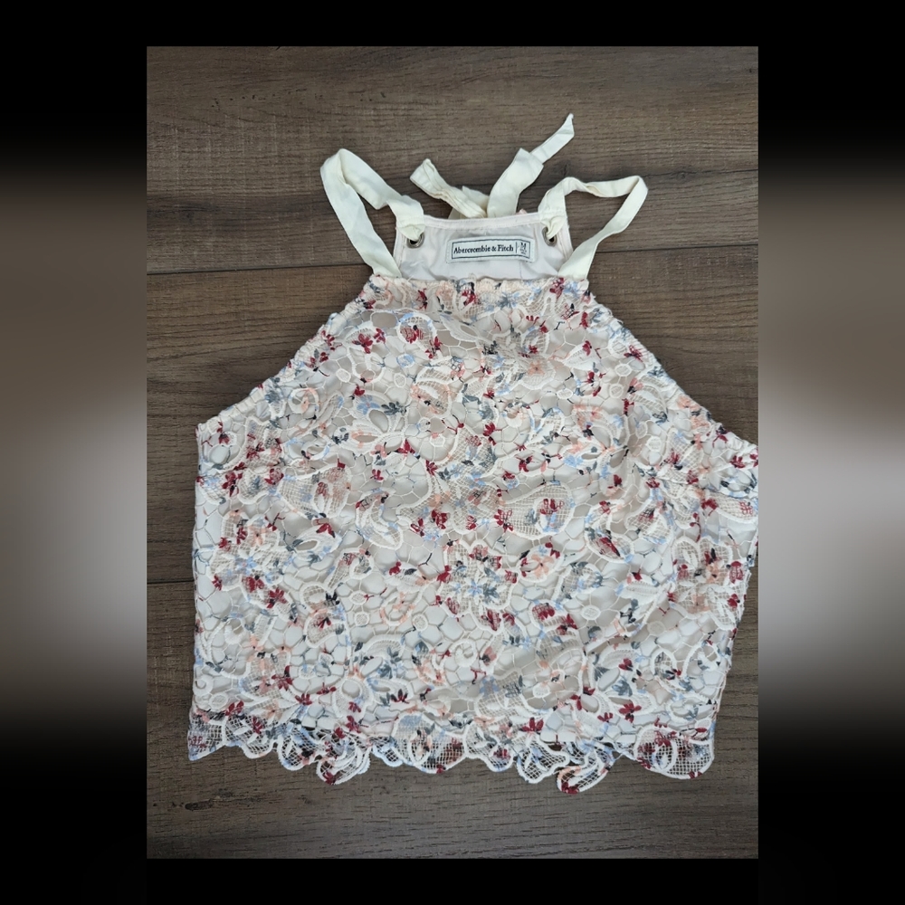 Halter Crop Top Sz M